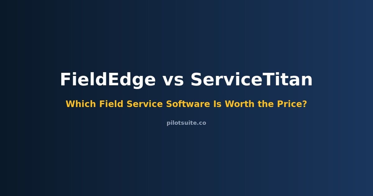 FieldEdge vs ServiceTitan: Which Field Service Software Is Worth the Price?