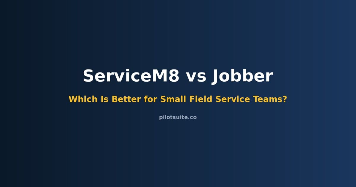 ServiceM8 vs Jobber: Which Is Better for Small Field Service Teams?